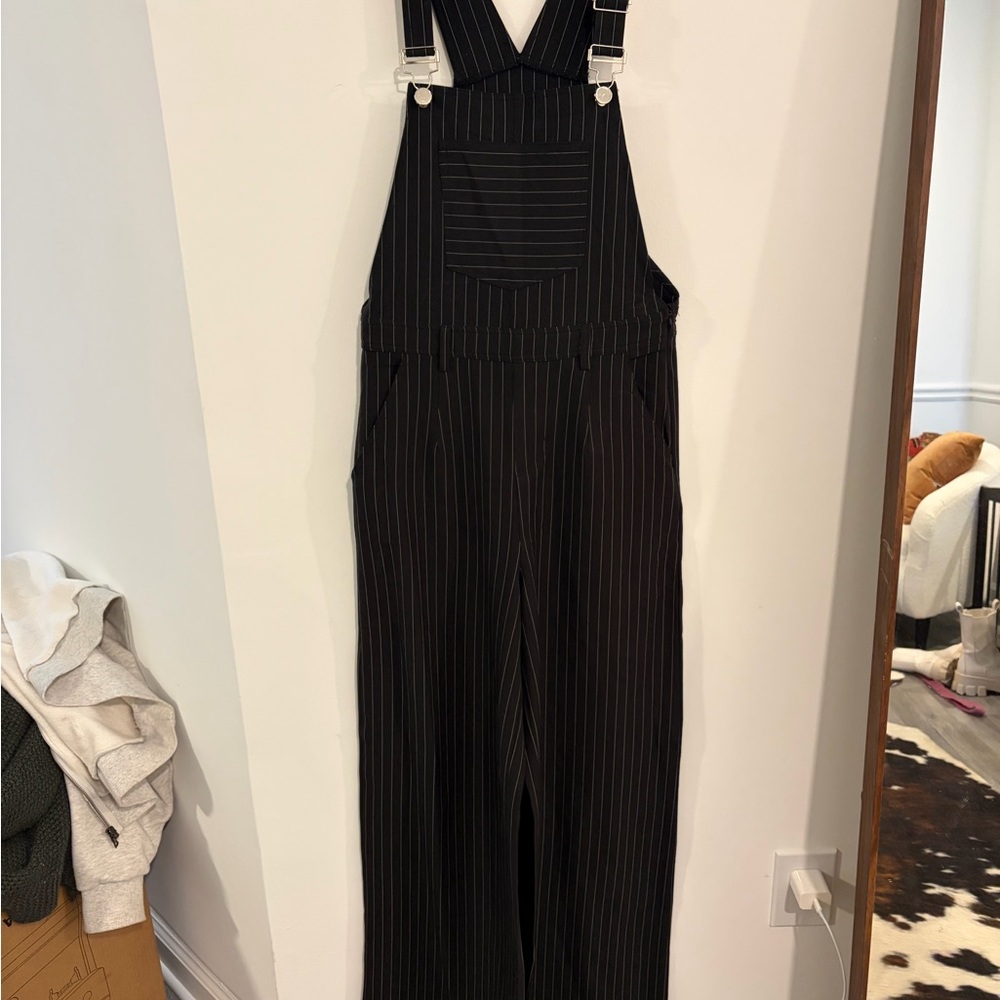 Princess Polly Black Striped Jumpsuit